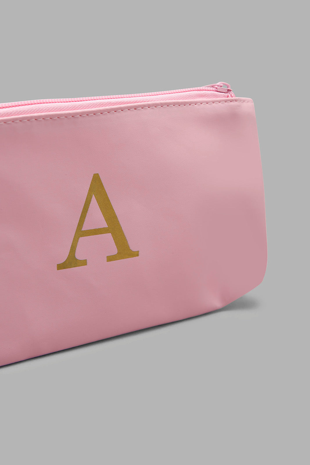 Redtag-Pink/White-Cosmetic-Bag-Category:Jewellery,-Colour:Pink,-Filter:Travel-Accessories,-IMP-Jewellery,-New-In,-New-In-IMP-ACC,-Non-Sale,-Section:Travel,-W22A-Check-