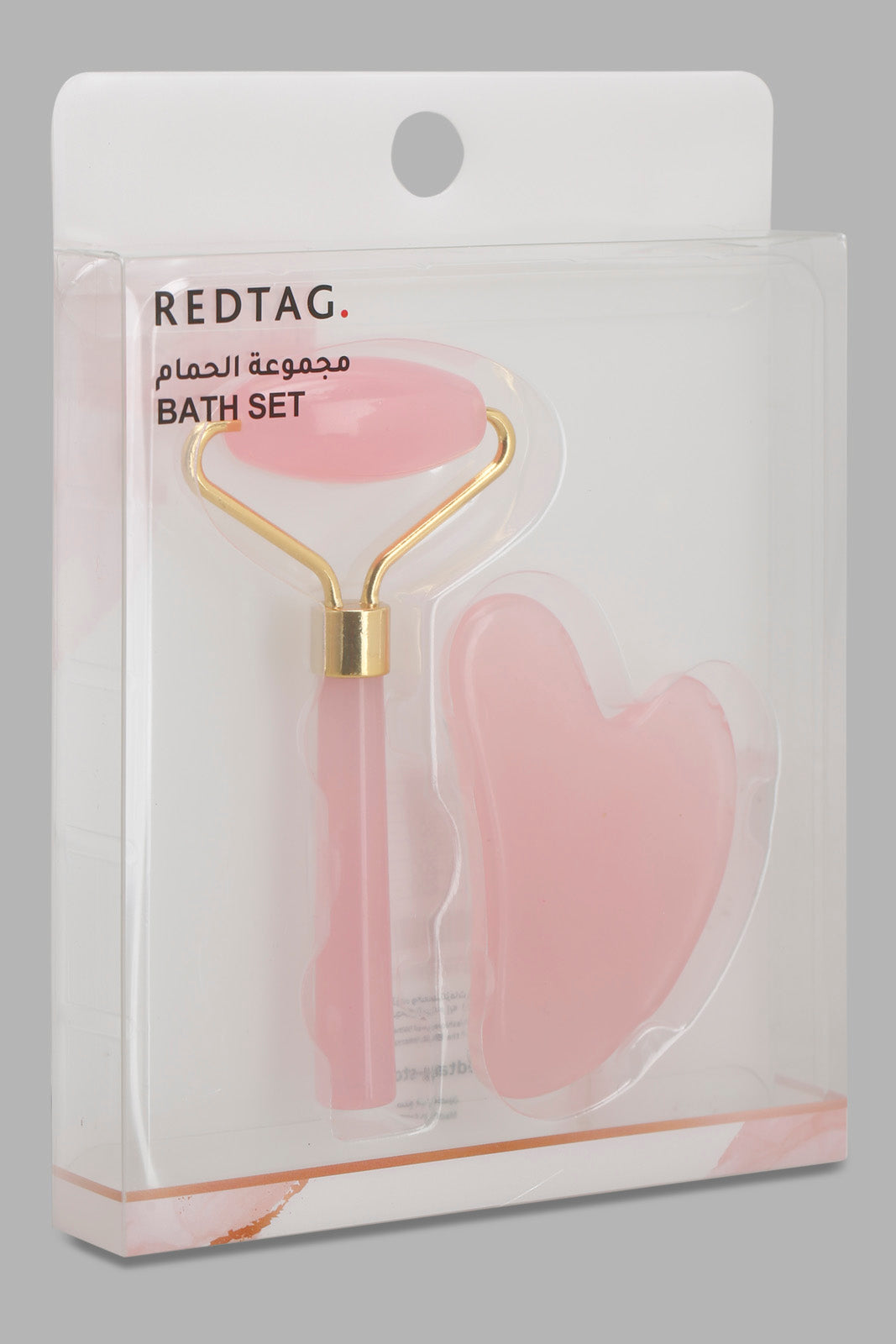 Redtag-Pink-Massager-Bath-2Pcs-Set-Category:Jewellery,-Colour:Pink,-Filter:Travel-Accessories,-IMP-Jewellery,-New-In,-New-In-IMP-ACC,-Non-Sale,-Section:Travel,-W22A-Check-