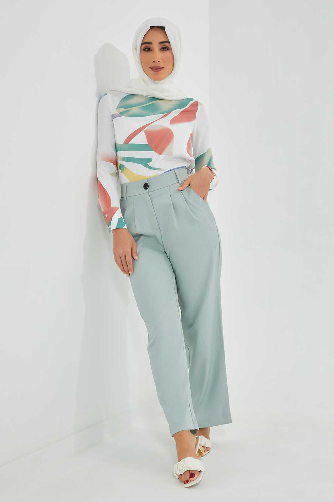 Redtag-Mint-Wide-Leg-Trouser-Category:Trousers,-Colour:Mint,-Deals:New-In,-Filter:Women's-Clothing,-LMC,-New-In-Women-APL,-Non-Sale,-Section:Women,-W22O,-Women-Trousers--
