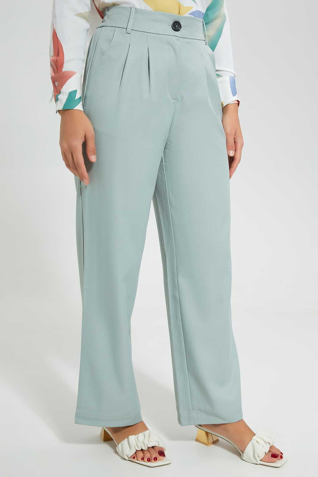 Redtag-Mint-Wide-Leg-Trouser-Category:Trousers,-Colour:Mint,-Deals:New-In,-Filter:Women's-Clothing,-LMC,-New-In-Women-APL,-Non-Sale,-Section:Women,-W22O,-Women-Trousers--