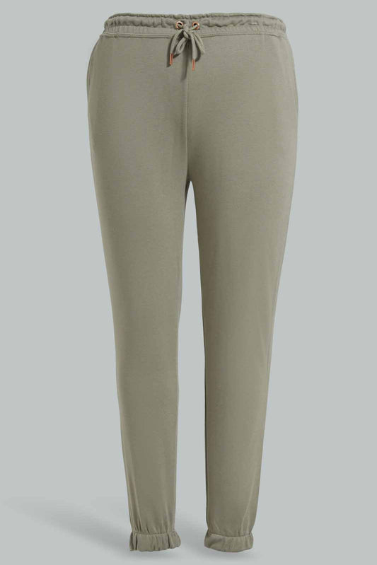 Redtag-Olive-High-Waisted-Sustainable-Jogger-Category:Joggers,-Colour:Olive,-Deals:New-In,-Filter:Women's-Clothing,-New-In-Women-APL,-Non-Sale,-Section:Women,-W22O,-Women-Joggers-Women's-