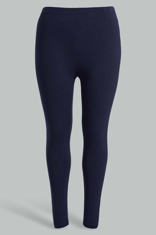 Redtag-Navy-Basic-Legging-Category:Joggers,-Colour:Navy,-Deals:New-In,-Filter:Plus-Size,-LDP-Joggers,-New-In-LDP-APL,-Non-Sale,-Section:Women,-TBL,-W22O-Women's-
