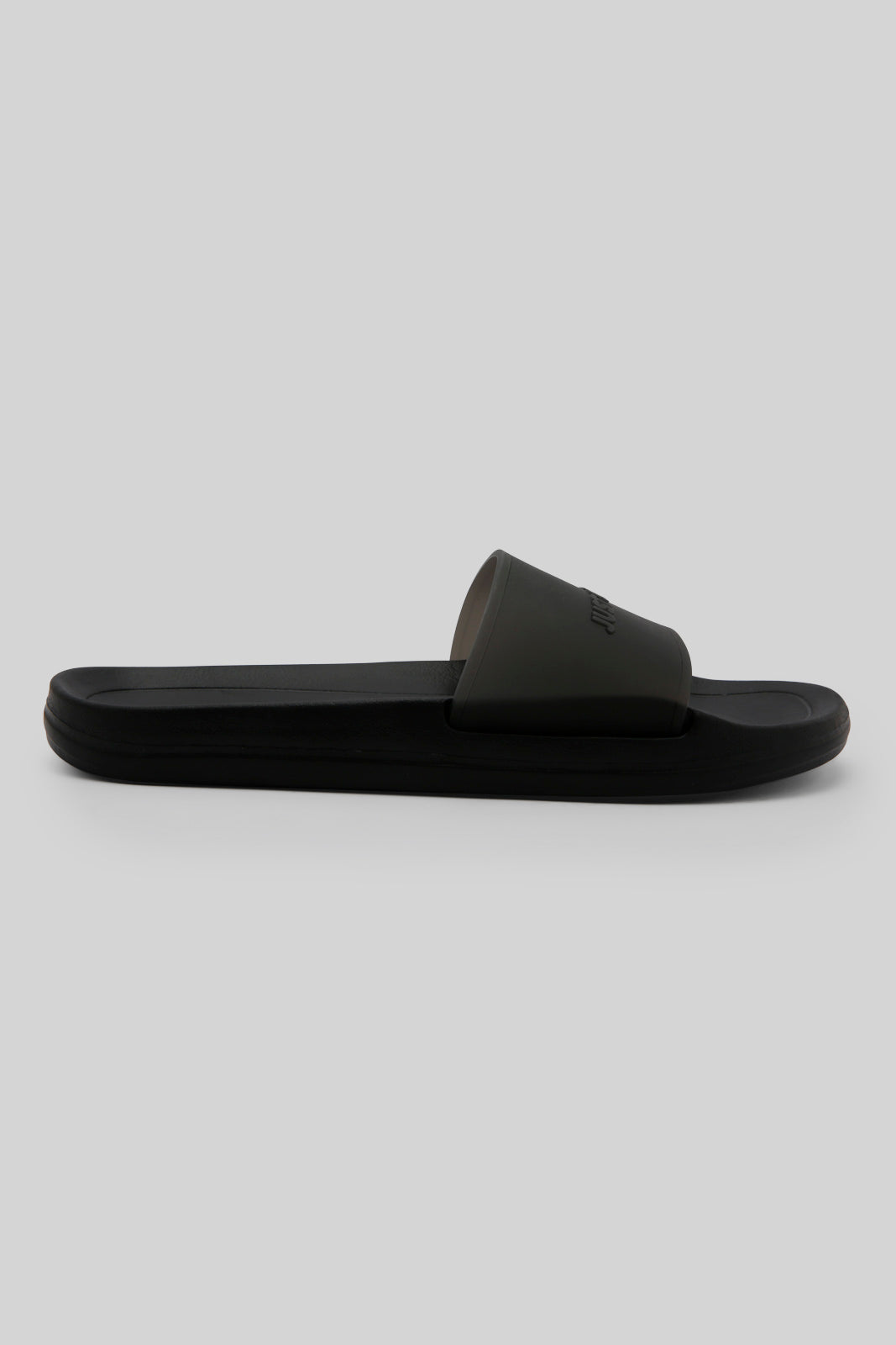 Redtag-Black-Slogan-Embossed-Slide-BSR-Flip-Flops,-Category:Flip-Flops,-Colour:Black,-Deals:New-In,-Dept:Boys,-Filter:Boys-Footwear-(5-to-14-Yrs),-New-In-BSR-FOO,-Non-Sale,-Section:Boys-(0-to-14Yrs),-W22B-Senior-Boys-5 to 14 Years
