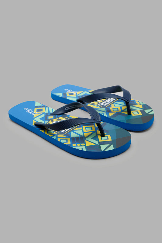 Redtag-Blue-Brazil-Flip-Flop-Category:Flip-Flops,-Colour:Blue,-Deals:New-In,-FIFA,-Filter:Men's-Footwear,-Men-Flip-Flops,-New-In-Men-FOO,-Non-Sale,-Section:Men,-W22A-Men's-