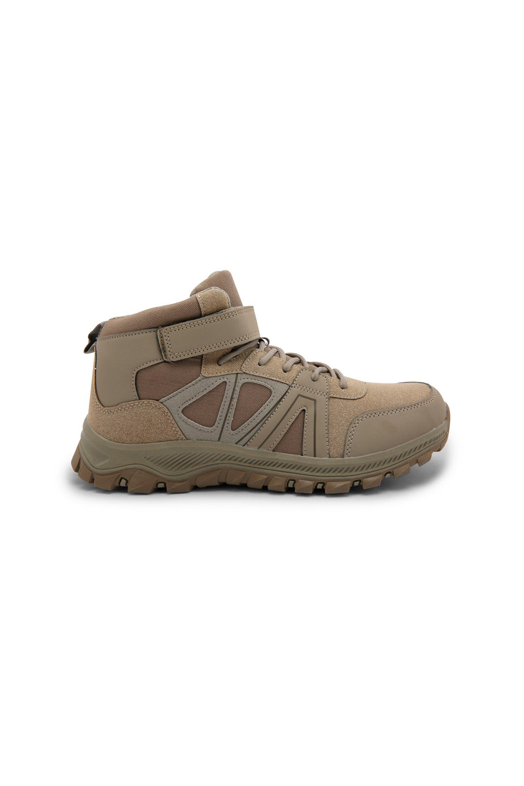 Redtag-Taupe-Color-Block-Trekker-High-Top-Category:Boots,-Colour:Taupe,-Deals:New-In,-Dept:Menswear,-Filter:Men's-Footwear,-Men-Boots,-New-In-Men-FOO,-Non-Sale,-Section:Men,-W22B-Men's-