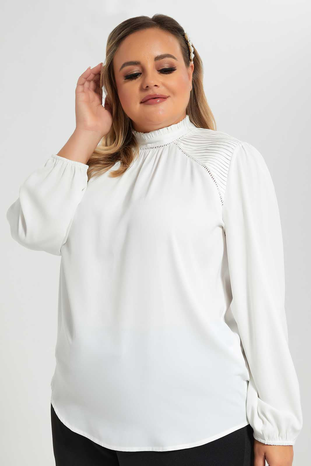 Redtag-Ivory-Top-With-Lace-Details-At-Shoulder-Category:Blouses,-Colour:Ivory,-Deals:New-In,-Filter:Plus-Size,-LDP-Blouses,-New-In-LDP-APL,-Non-Sale,-Section:Women,-W22O-Women's-