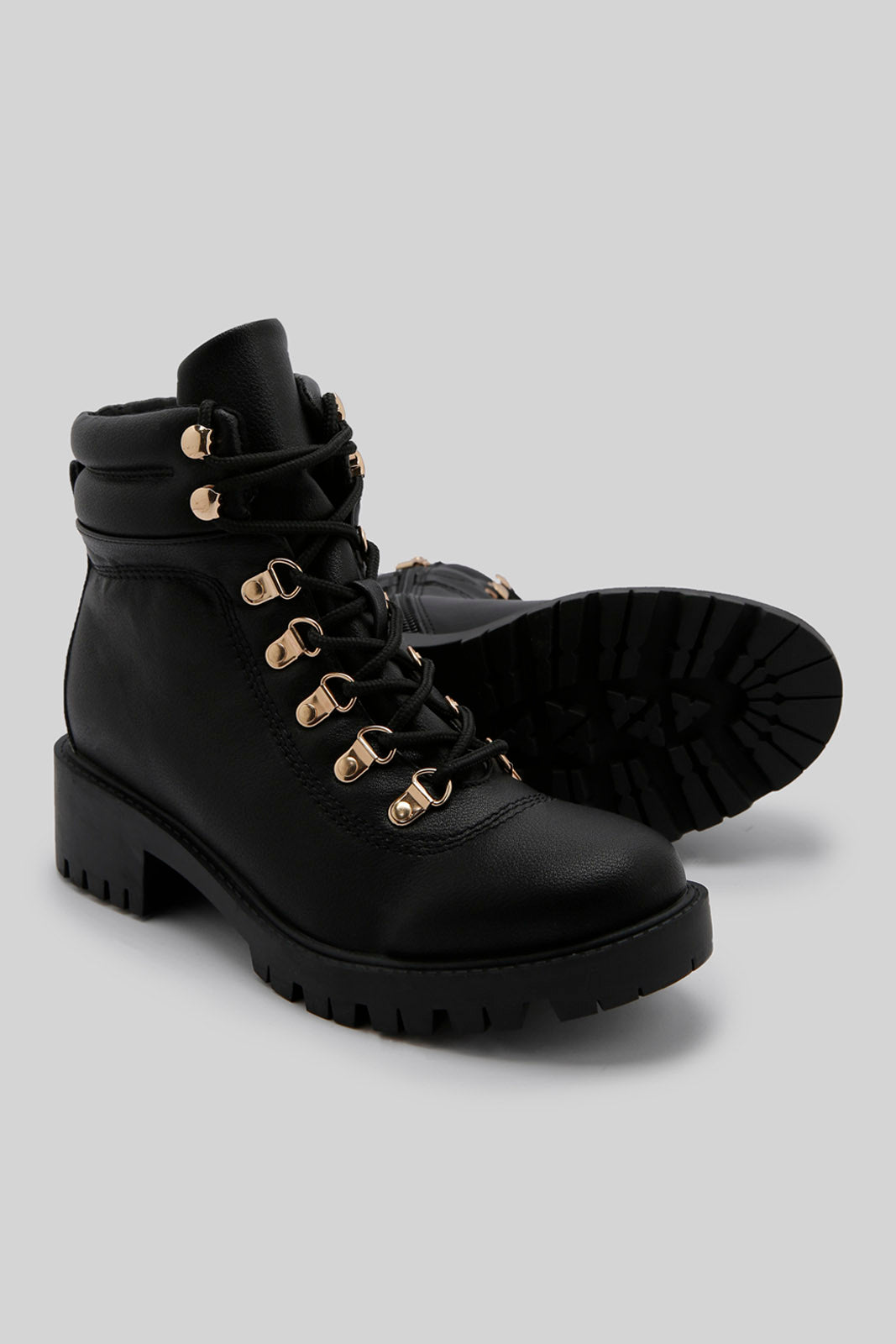 Redtag-Black-Hiking-Boot-Category:Boots,-Colour:Black,-Deals:New-In,-Filter:Women's-Footwear,-New-In-Women-FOO,-Non-Sale,-Section:Women,-W22B,-Women-Boots-Women's-