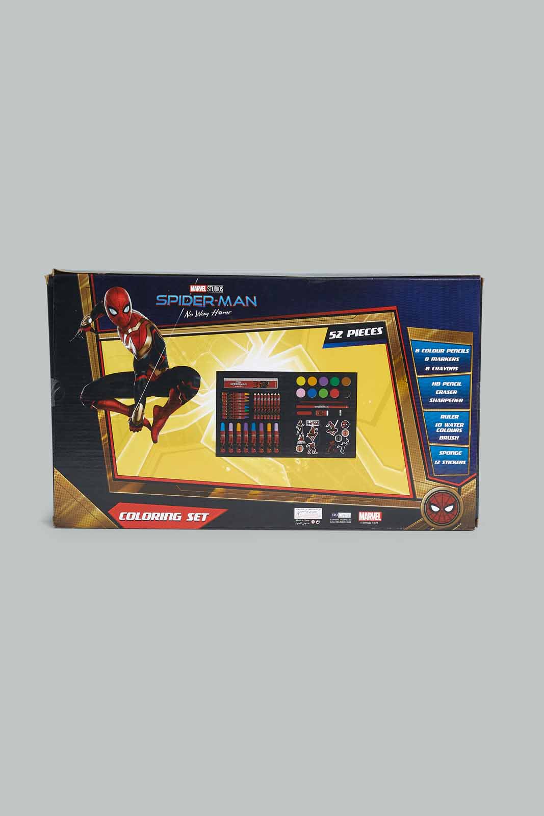 Boys Red Spiderman Art Set (52 Piece)