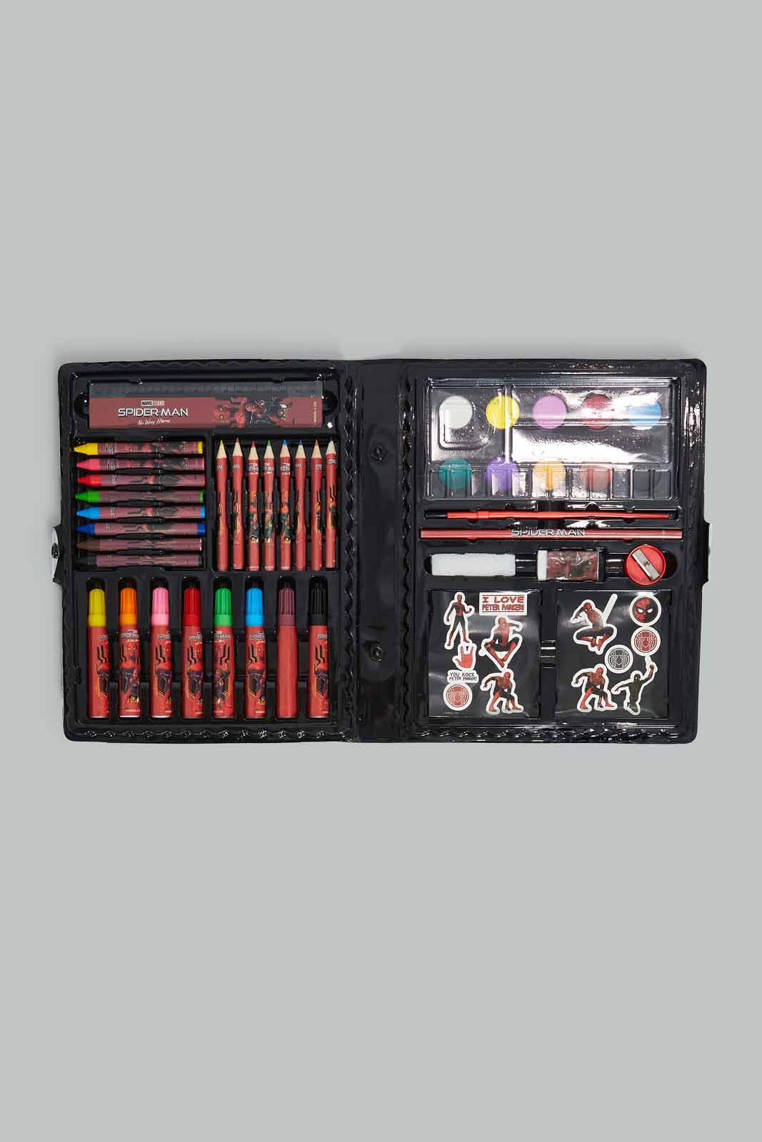 Boys Red Spiderman Art Set (52 Piece)