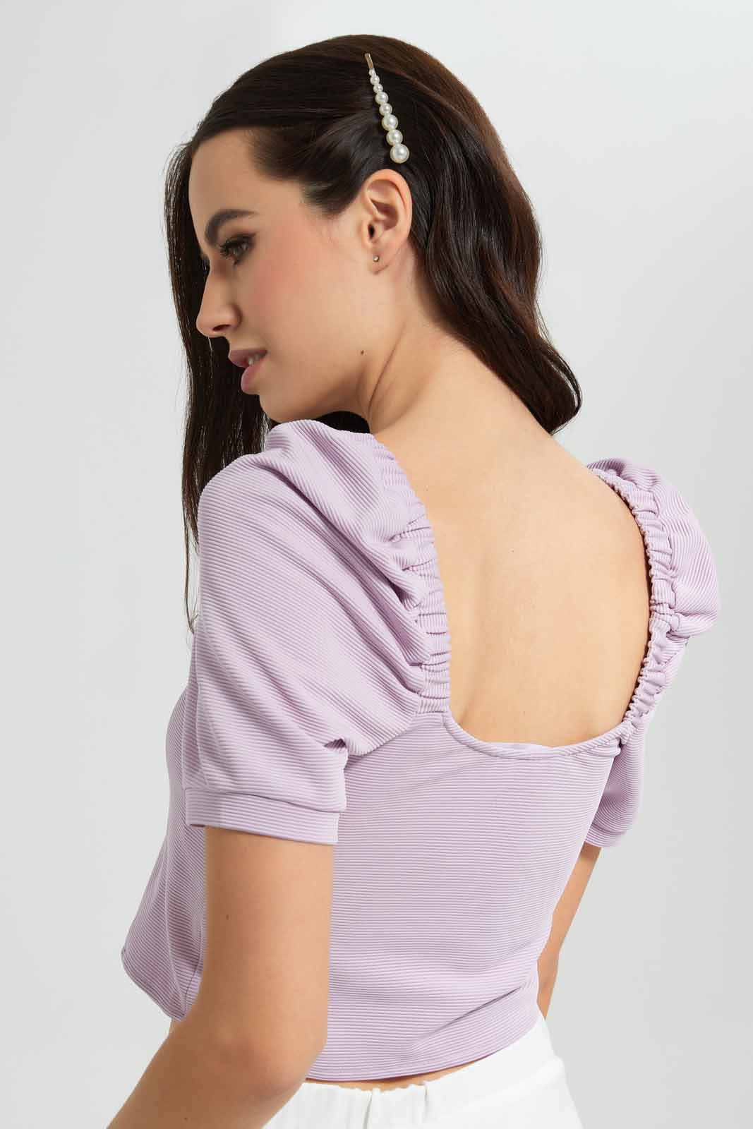 Redtag-Pink-Sweetheart-Neck-Knit-Top-Category:Tops,-Colour:Lavender,-Deals:New-In,-FF,-Filter:Women's-Clothing,-New-In-Women-APL,-Non-Sale,-Section:Women,-W22O,-Women-Tops-Women's-