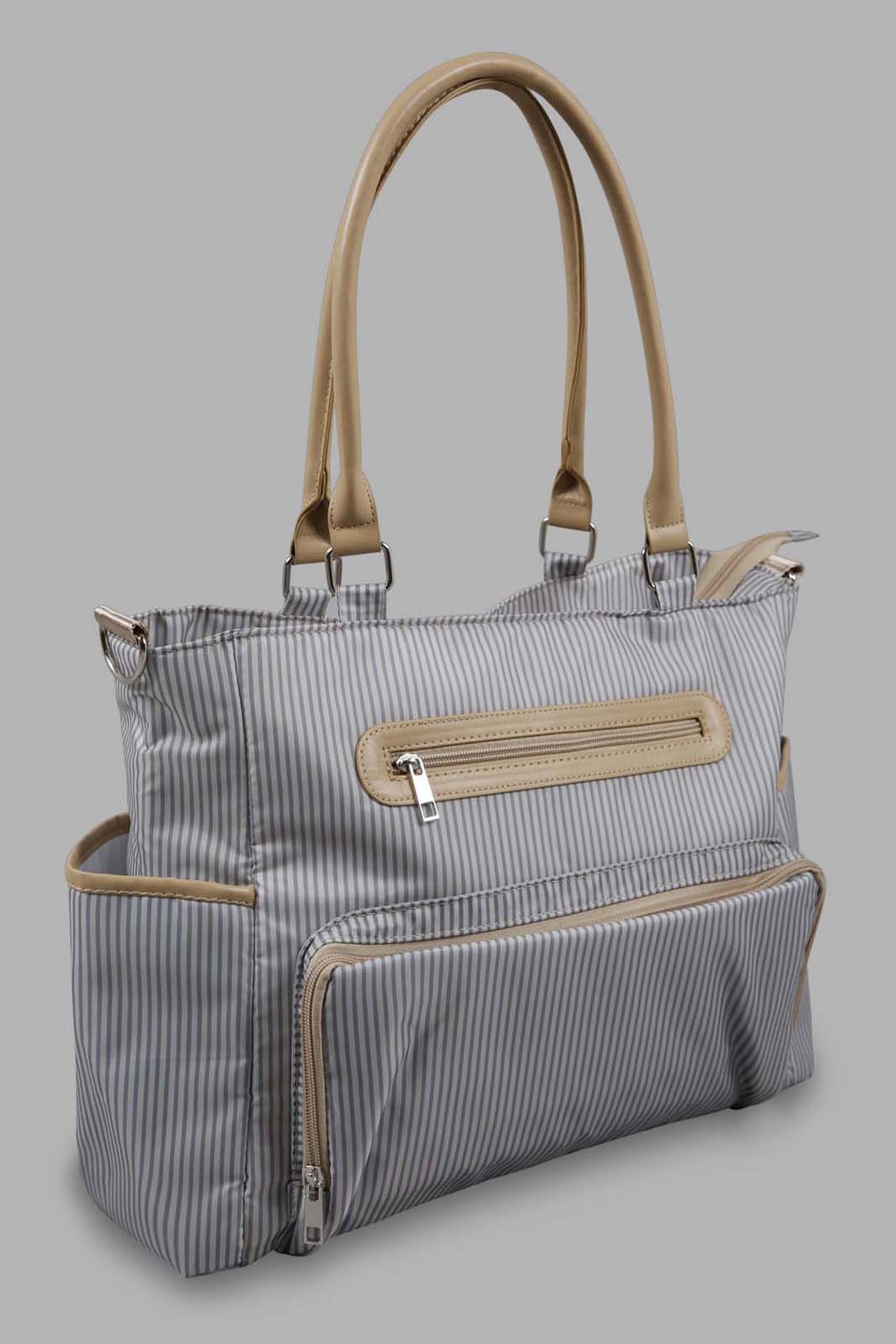 Redtag-Beige-Mama-Bag-Category:Bags,-Colour:Beige,-Filter:Newborn-Accessories,-NBN-Bags,-New-In,-New-In-NBN-ACC,-Non-Sale,-Section:Boys-(0-to-14Yrs),-W22O-New-Born-Baby-