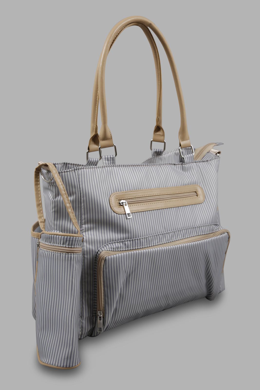 Redtag-Beige-Mama-Bag-Category:Bags,-Colour:Beige,-Filter:Newborn-Accessories,-NBN-Bags,-New-In,-New-In-NBN-ACC,-Non-Sale,-Section:Boys-(0-to-14Yrs),-W22O-New-Born-Baby-