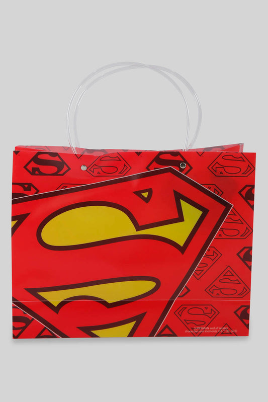 Redtag-Red/Black-Spiderman-Kids-Transperant-Shopping-Bag-Category:Bags,-CHR,-Colour:Assorted,-Filter:Travel-Accessories,-LUG-Bags,-New-In,-New-In-LUG-ACC,-Non-Sale,-Section:Homewares,-W22A-Travel-Accessories-