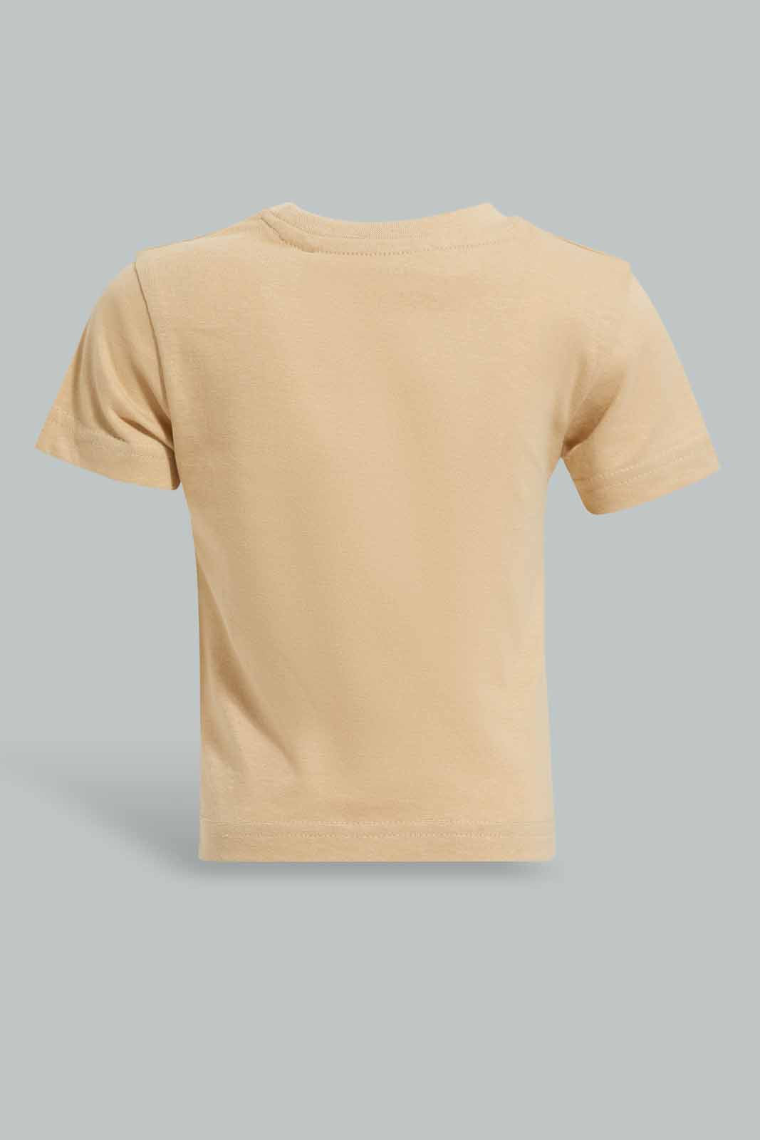 Redtag-Yellow-Daddy-Best-Frnd-Short-Slv-Tshirt-Category:T-Shirts,-Colour:Yellow,-Deals:New-In,-Filter:Infant-Boys-(3-to-24-Mths),-INB-T-Shirts,-New-In-INB-APL,-Non-Sale,-Section:Boys-(0-to-14Yrs),-TBL,-W22A-Infant-Boys-3 to 24 Months