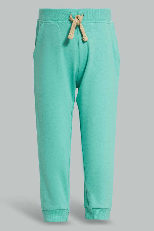 Redtag-Green-Table-Jogger-Category:Joggers,-Colour:Green,-Deals:New-In,-Filter:Infant-Boys-(3-to-24-Mths),-INB-Joggers,-New-In-INB-APL,-Non-Sale,-Section:Boys-(0-to-14Yrs),-TBL,-W22A-Infant-Boys-3 to 24 Months