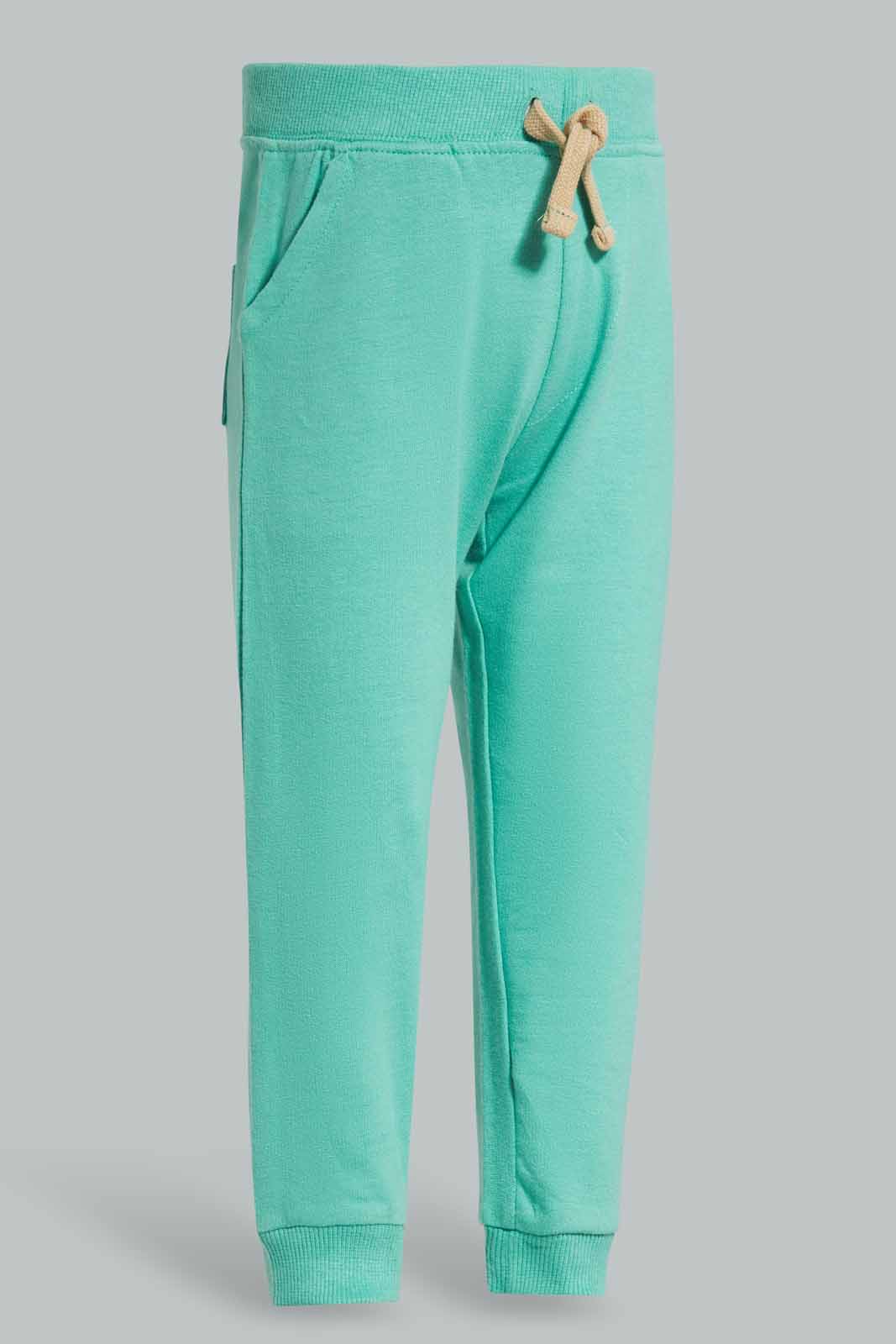 Redtag-Green-Table-Jogger-Category:Joggers,-Colour:Green,-Deals:New-In,-Filter:Infant-Boys-(3-to-24-Mths),-INB-Joggers,-New-In-INB-APL,-Non-Sale,-Section:Boys-(0-to-14Yrs),-TBL,-W22A-Infant-Boys-3 to 24 Months