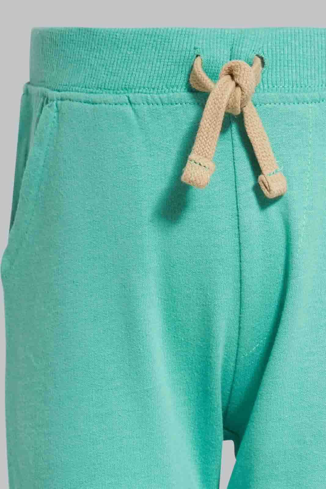 Redtag-Green-Table-Jogger-Category:Joggers,-Colour:Green,-Deals:New-In,-Filter:Infant-Boys-(3-to-24-Mths),-INB-Joggers,-New-In-INB-APL,-Non-Sale,-Section:Boys-(0-to-14Yrs),-TBL,-W22A-Infant-Boys-3 to 24 Months