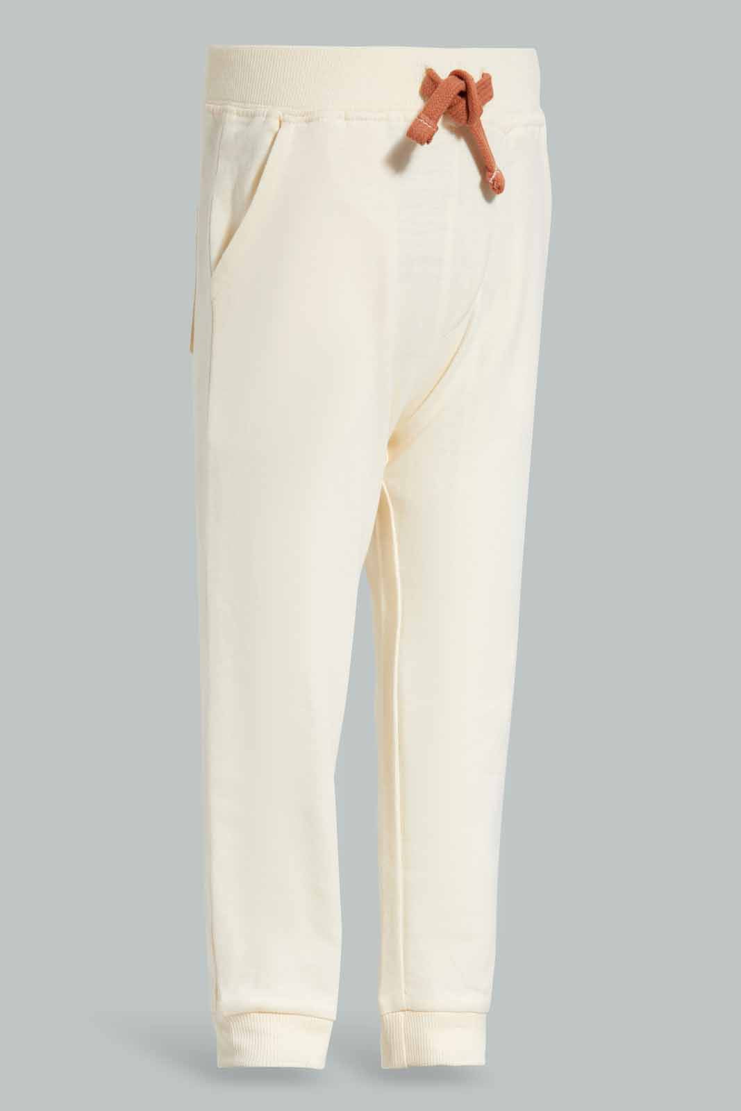 Redtag-Cream-Table-Jogger-Category:Joggers,-Colour:Cream,-Deals:New-In,-Filter:Infant-Boys-(3-to-24-Mths),-INB-Joggers,-New-In-INB-APL,-Non-Sale,-Section:Boys-(0-to-14Yrs),-TBL,-W22A-Infant-Boys-3 to 24 Months