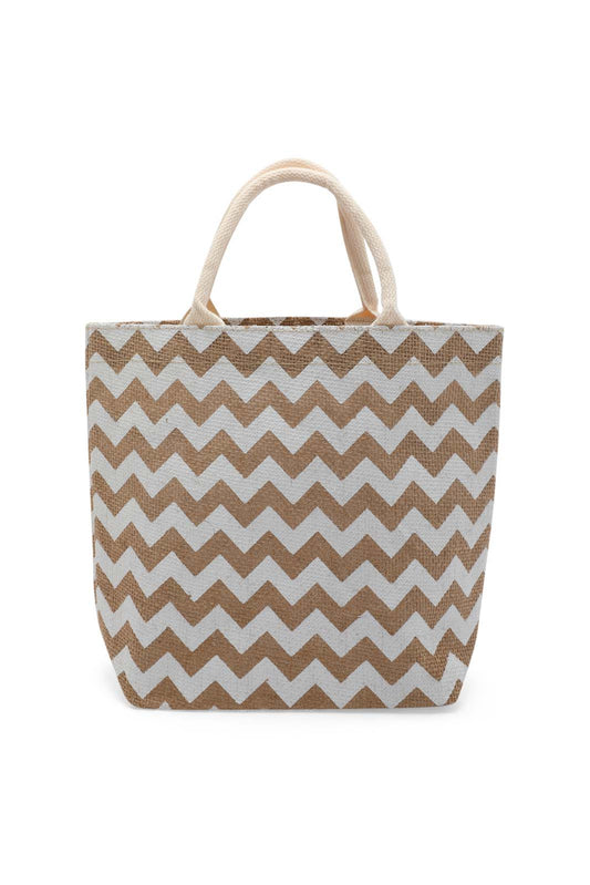 Redtag-Beige/Black-Jute-Shopping-Bag-With-Pocket-Category:Bags,-Colour:Multicolour,-Dept:Home,-Filter:Travel-Accessories,-LUG-Bags,-New-In,-New-In-LUG-ACC,-Non-Sale,-S23A,-Section:Homewares-Travel-Accessories-