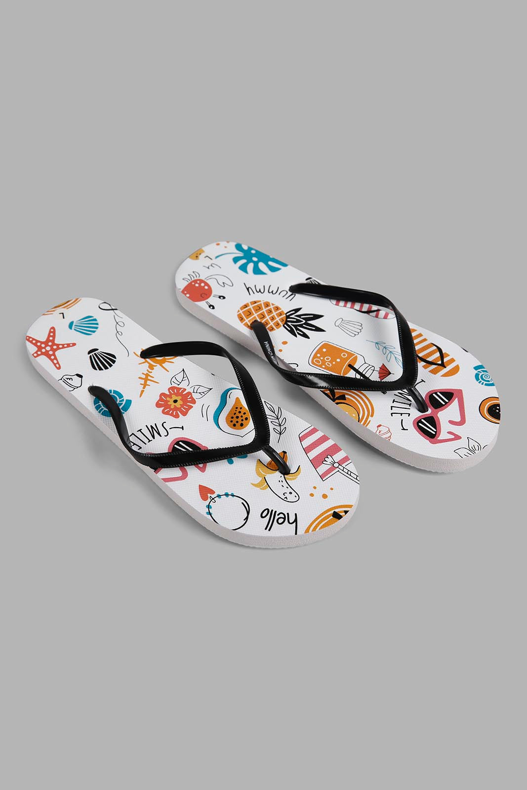 Redtag-Multi-Colour-Printed-Beach-Bag-With-Flip-Flop-Category:Bags,-Colour:Assorted,-Filter:Women's-Accessories,-New-In,-New-In-Women-ACC,-Non-Sale,-Section:Women,-W22A,-Women-Bags-Women-