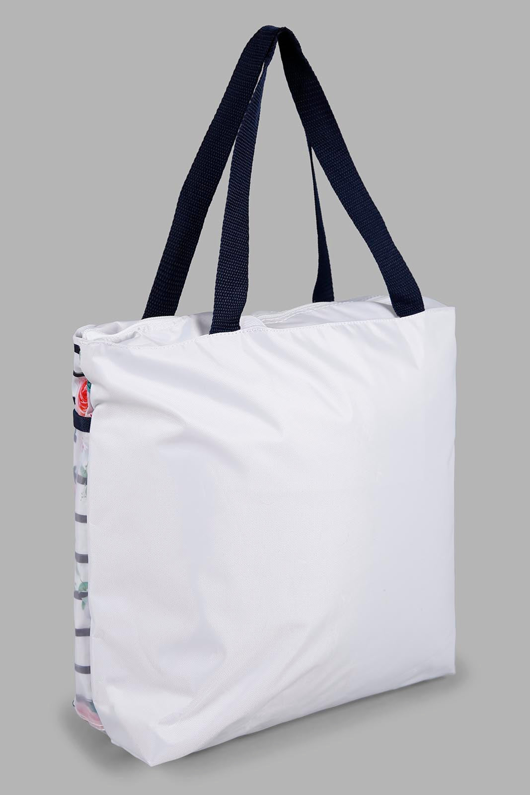 Redtag-Multi-Colour-Printed-Beach-Bag-With-Flip-Flop-Category:Bags,-Colour:Assorted,-Filter:Women's-Accessories,-New-In,-New-In-Women-ACC,-Non-Sale,-Section:Women,-W22A,-Women-Bags-Women-