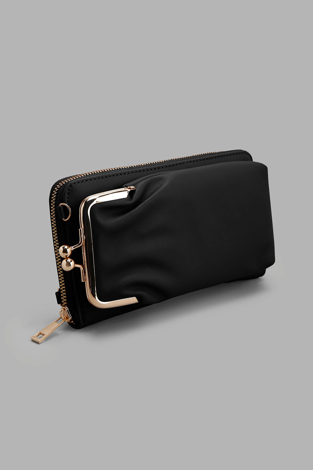 Redtag-Black-Quilted-Mobile-Purse-Category:Bags,-Colour:Black,-Filter:Women's-Accessories,-New-In,-New-In-Women-ACC,-Non-Sale,-Section:Women,-W22A,-Women-Bags-Women-
