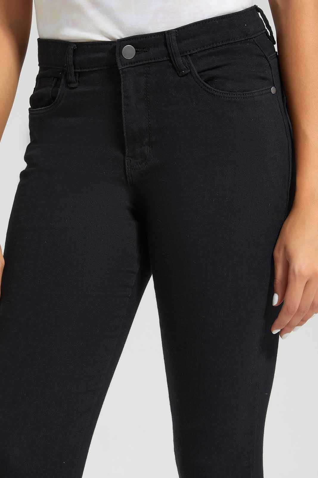 Redtag-Black-Skinny-Mid-Waist-Jeans-Category:Jeans,-Colour:Black,-Deals:New-In,-Filter:Women's-Clothing,-New-In-Women-APL,-Non-Sale,-Section:Women,-TBL,-W22O,-Women-Jeans-Women's-
