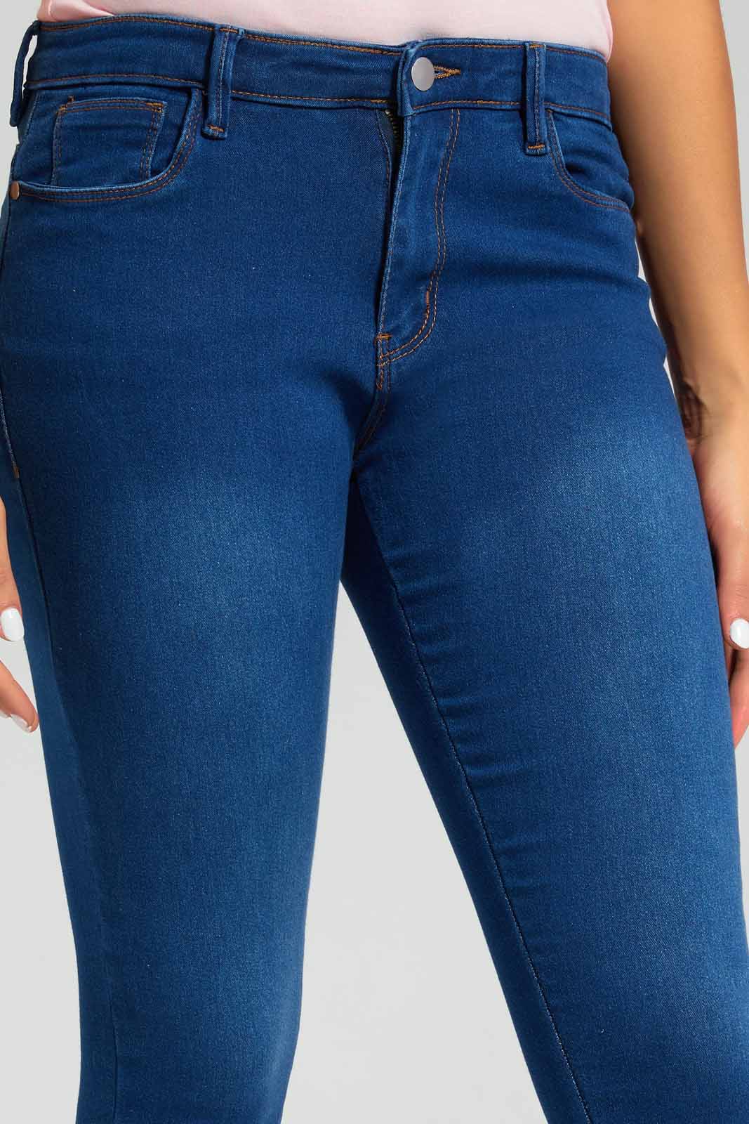 Redtag-Dark-Wash-Skinny-Mid-Waist-Jeans-Category:Jeans,-Colour:Dark-Wash,-Deals:New-In,-Filter:Women's-Clothing,-New-In-Women-APL,-Non-Sale,-Section:Women,-TBL,-W22O,-Women-Jeans-Women's-
