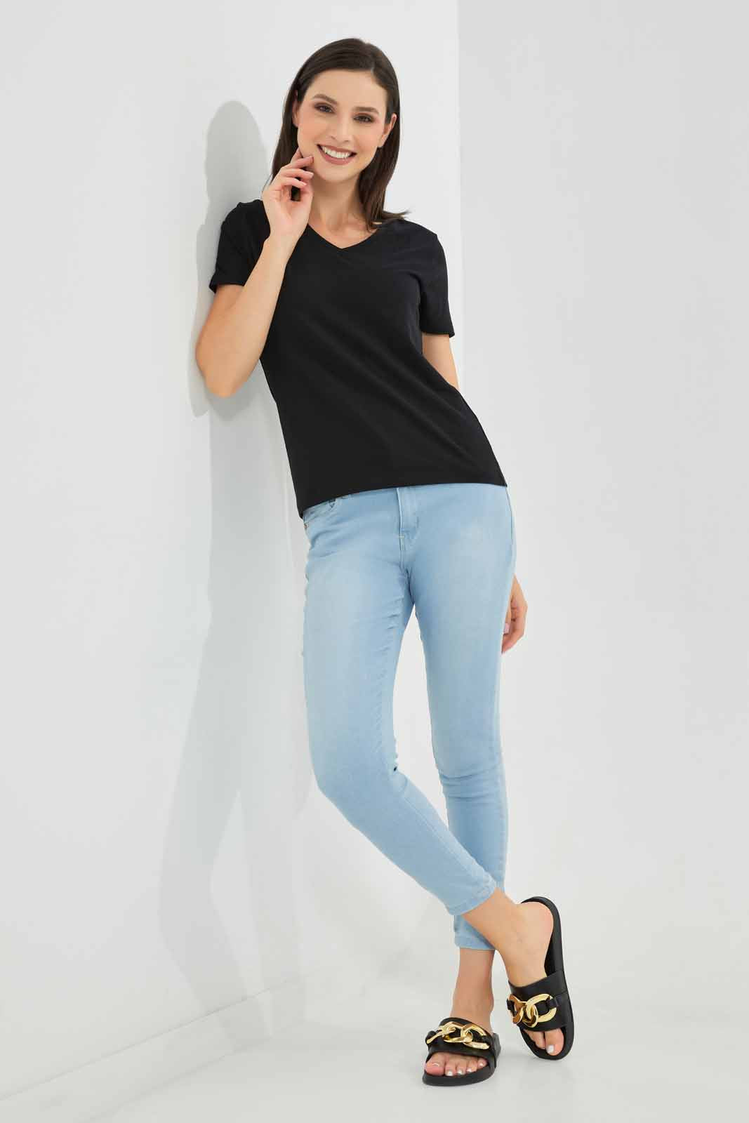 Redtag-Light-Wash-Skinny-Mid-Waist-Jeans-Category:Jeans,-Colour:Light-Wash,-Deals:New-In,-Filter:Women's-Clothing,-New-In-Women-APL,-Non-Sale,-Section:Women,-TBL,-W22O,-Women-Jeans-Women's-