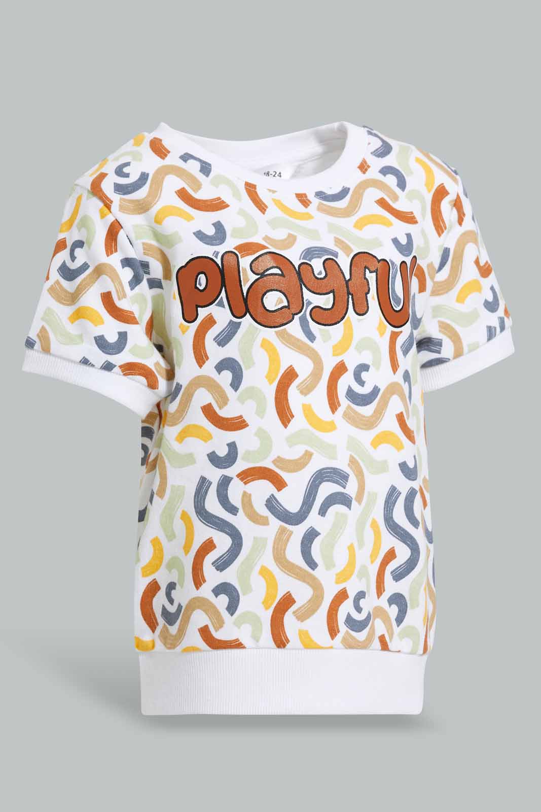 Redtag-Green-Splash-Allover-Print-Sweatshirts-Category:Sweatshirts,-Colour:Green,-Deals:4-For-90,-Deals:New-In,-Filter:Infant-Boys-(3-to-24-Mths),-INB-Sweatshirts,-New-In-INB-APL,-Section:Boys-(0-to-14Yrs),-TBL,-W22A-Infant-Boys-3 to 24 Months