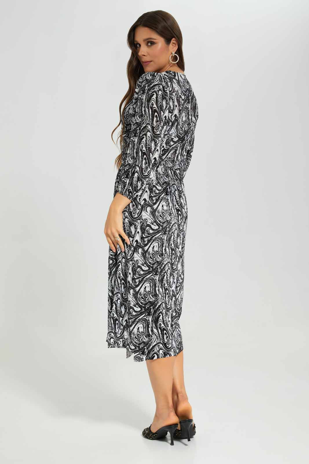 Redtag-Assorted-Plisse-Wrap-Midi-Dress-Category:Dresses,-Colour:Assorted,-Deals:New-In,-Filter:Women's-Clothing,-KSH,-New-In-Women-APL,-Non-Sale,-Section:Women,-W22O,-Women-Dresses-Women's-