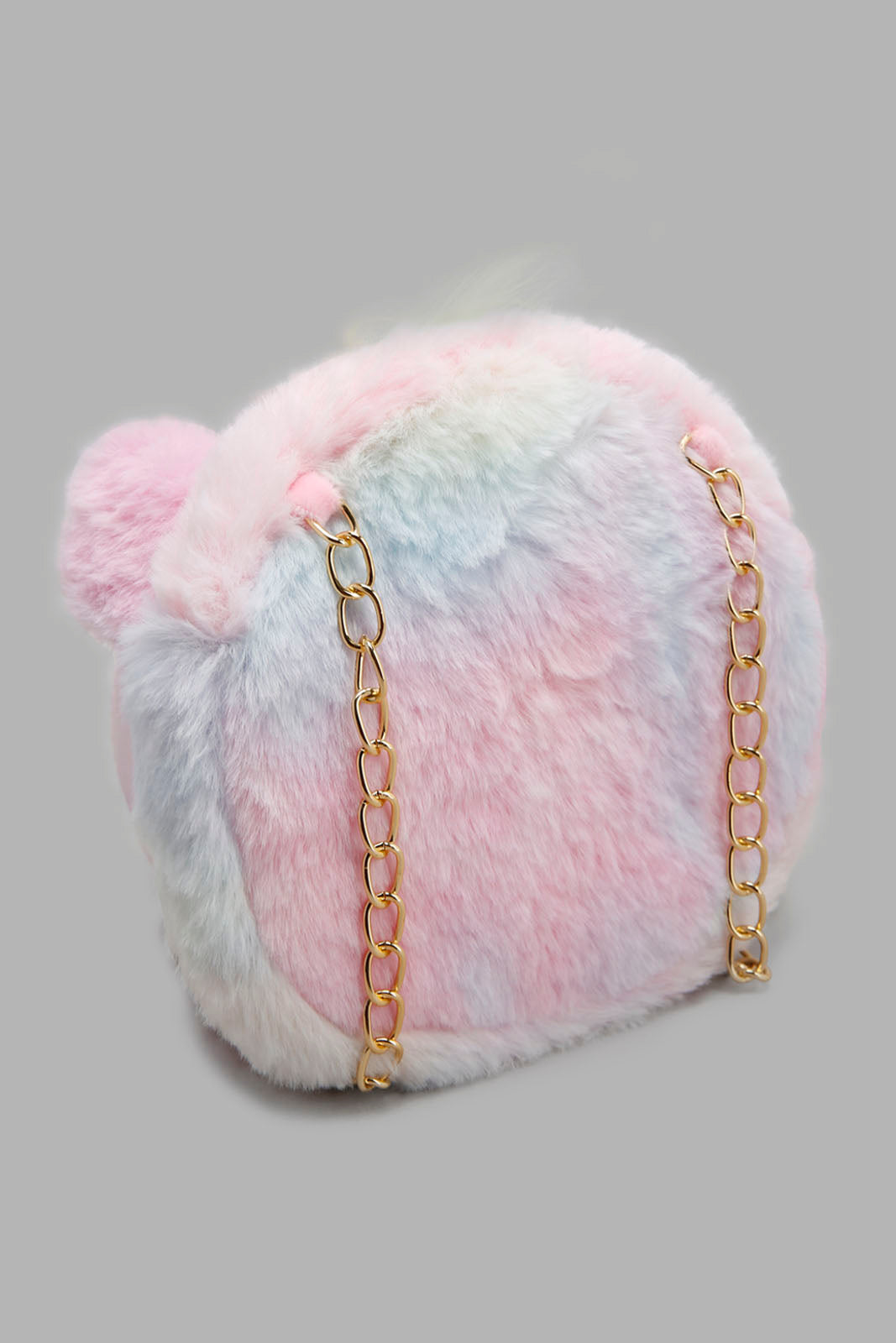 Redtag-Multi-Color-Character-Faux-Fur-Crossbody-Category:Bags,-Colour:Assorted,-Filter:Girls-Accessories,-GIR-Bags,-New-In,-New-In-GIR-ACC,-Non-Sale,-Section:Girls-(0-to-14Yrs),-W22A-Girls-