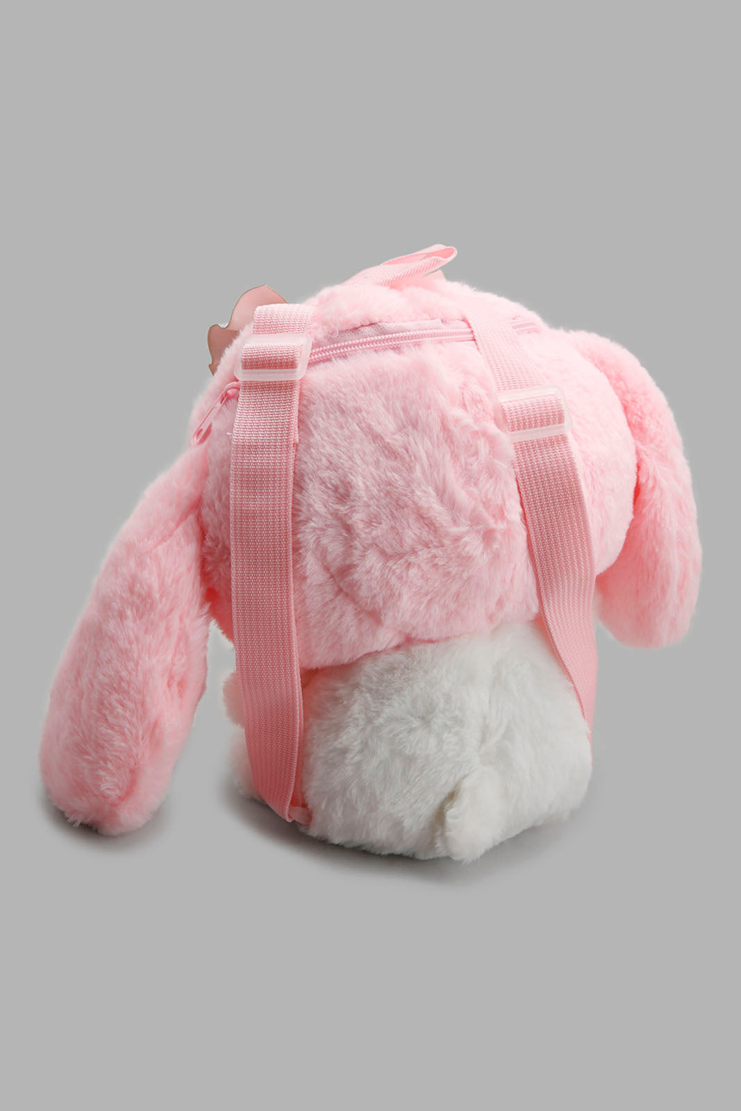 Redtag-Pink-Character-Faux-Fur-Backpack-Category:Bags,-Colour:Pink,-Filter:Girls-Accessories,-GIR-Bags,-New-In,-New-In-GIR-ACC,-Non-Sale,-Section:Girls-(0-to-14Yrs),-W22A-Girls-