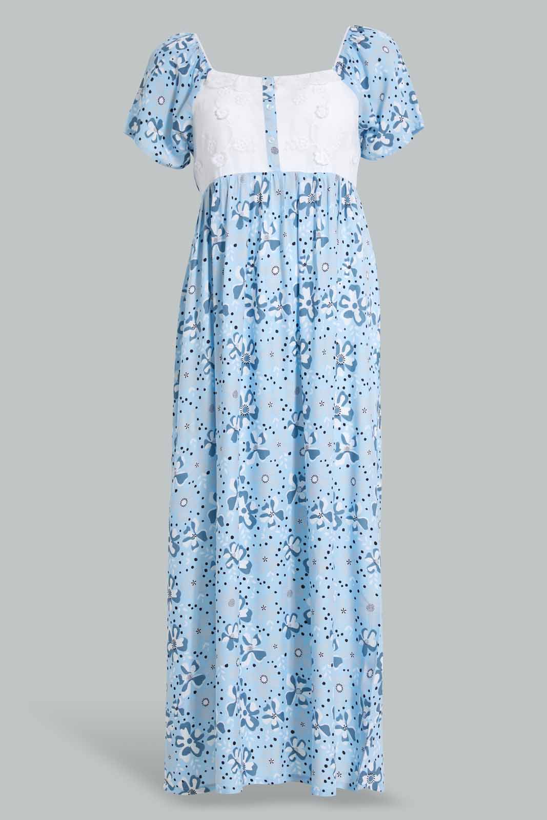 Redtag-Assorted-Printed-Nightgown-Category:Nightgowns,-Colour:Assorted,-Deals:New-In,-Filter:Women's-Clothing,-New-In-Women-APL,-Non-Sale,-Section:Women,-W22O,-Women-Nightgowns--
