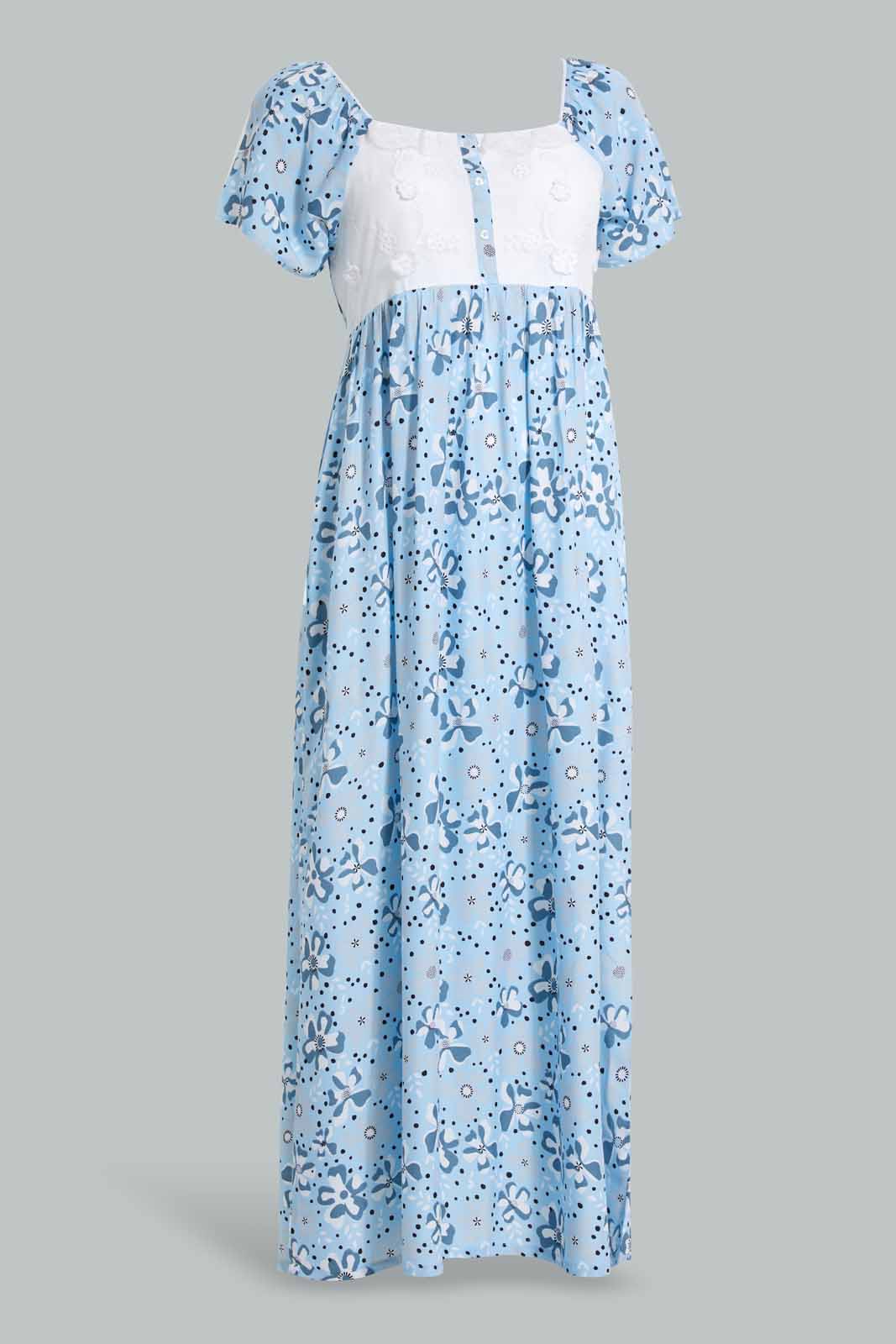 Redtag-Assorted-Printed-Nightgown-Category:Nightgowns,-Colour:Assorted,-Deals:New-In,-Filter:Women's-Clothing,-New-In-Women-APL,-Non-Sale,-Section:Women,-W22O,-Women-Nightgowns--