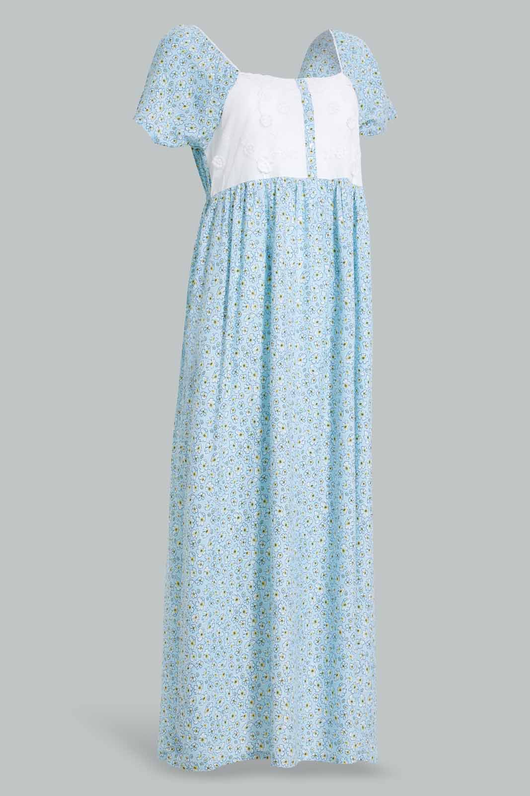 Redtag-Assorted-Printed-Nightgown-Category:Nightgowns,-Colour:Assorted,-Deals:New-In,-Filter:Women's-Clothing,-New-In-Women-APL,-Non-Sale,-Section:Women,-W22O,-Women-Nightgowns--
