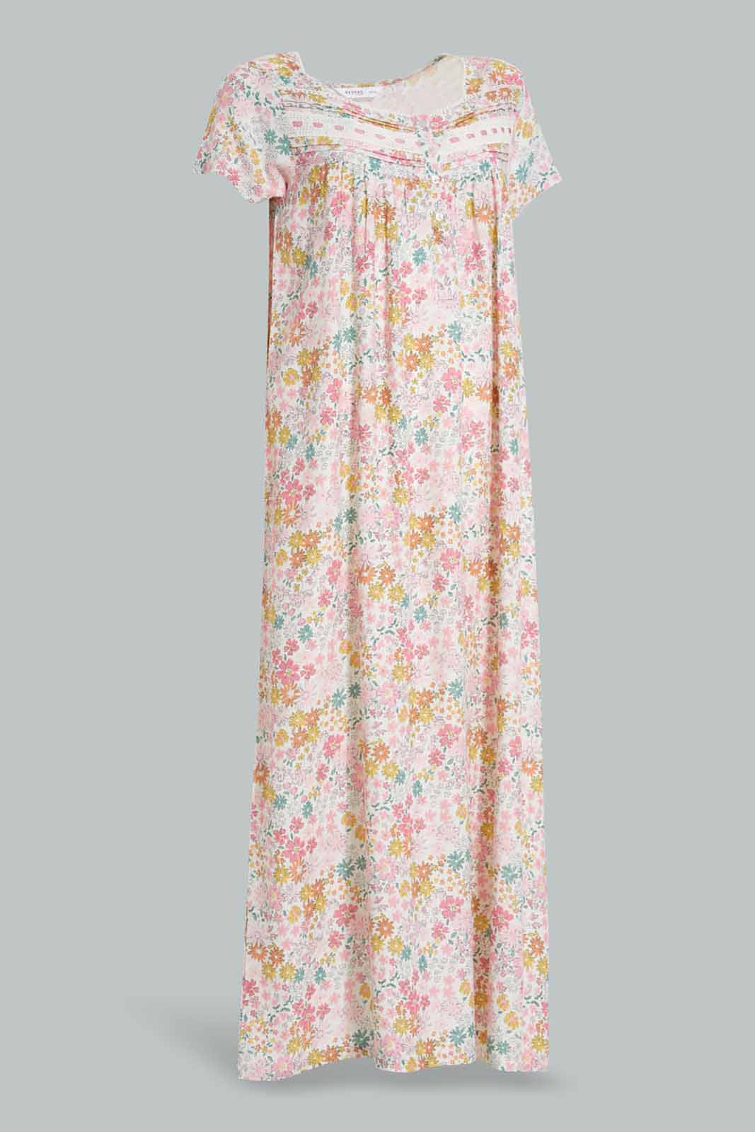 Redtag-Assorted-Printed-Nightgown-Category:Nightgowns,-Colour:Assorted,-Deals:New-In,-Filter:Women's-Clothing,-New-In-Women-APL,-Non-Sale,-Section:Women,-W22O,-Women-Nightgowns--