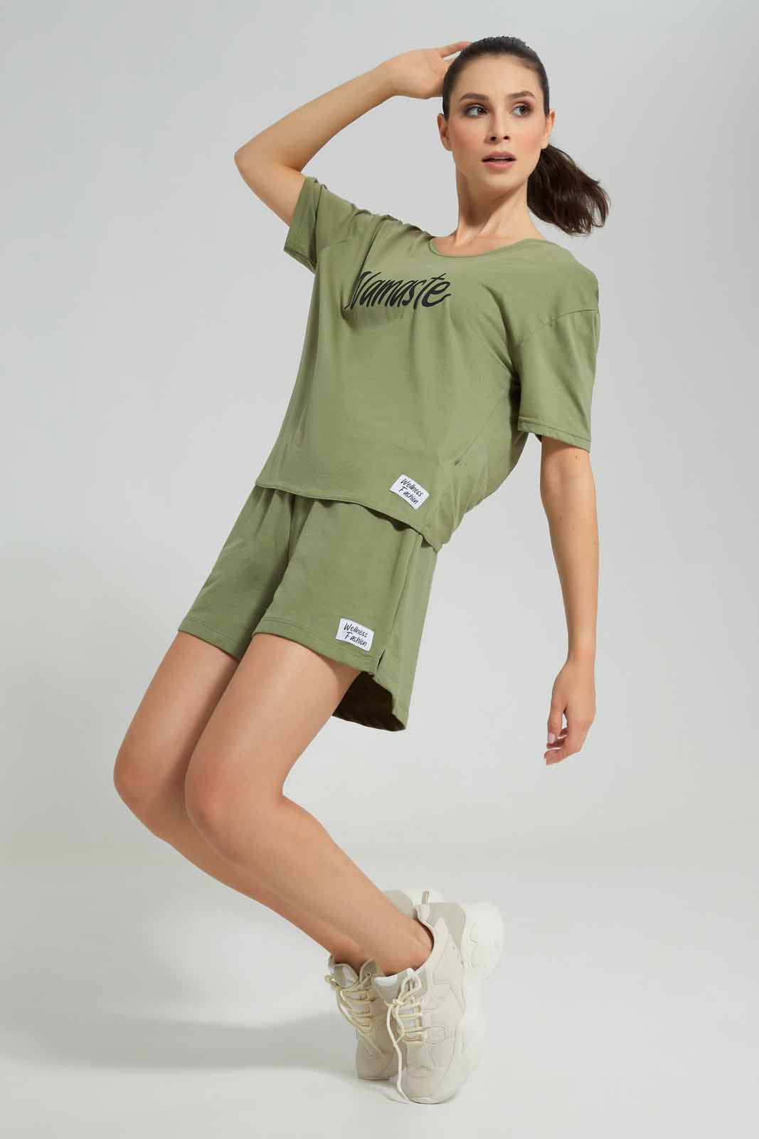 Redtag-Mint-Sustainable-Lounge-Shorts-Category:Shorts,-Colour:Mint,-Deals:New-In,-Filter:Women's-Clothing,-New-In-Women-APL,-Non-Sale,-Section:Women,-W22A,-Women-Shorts-Women's-