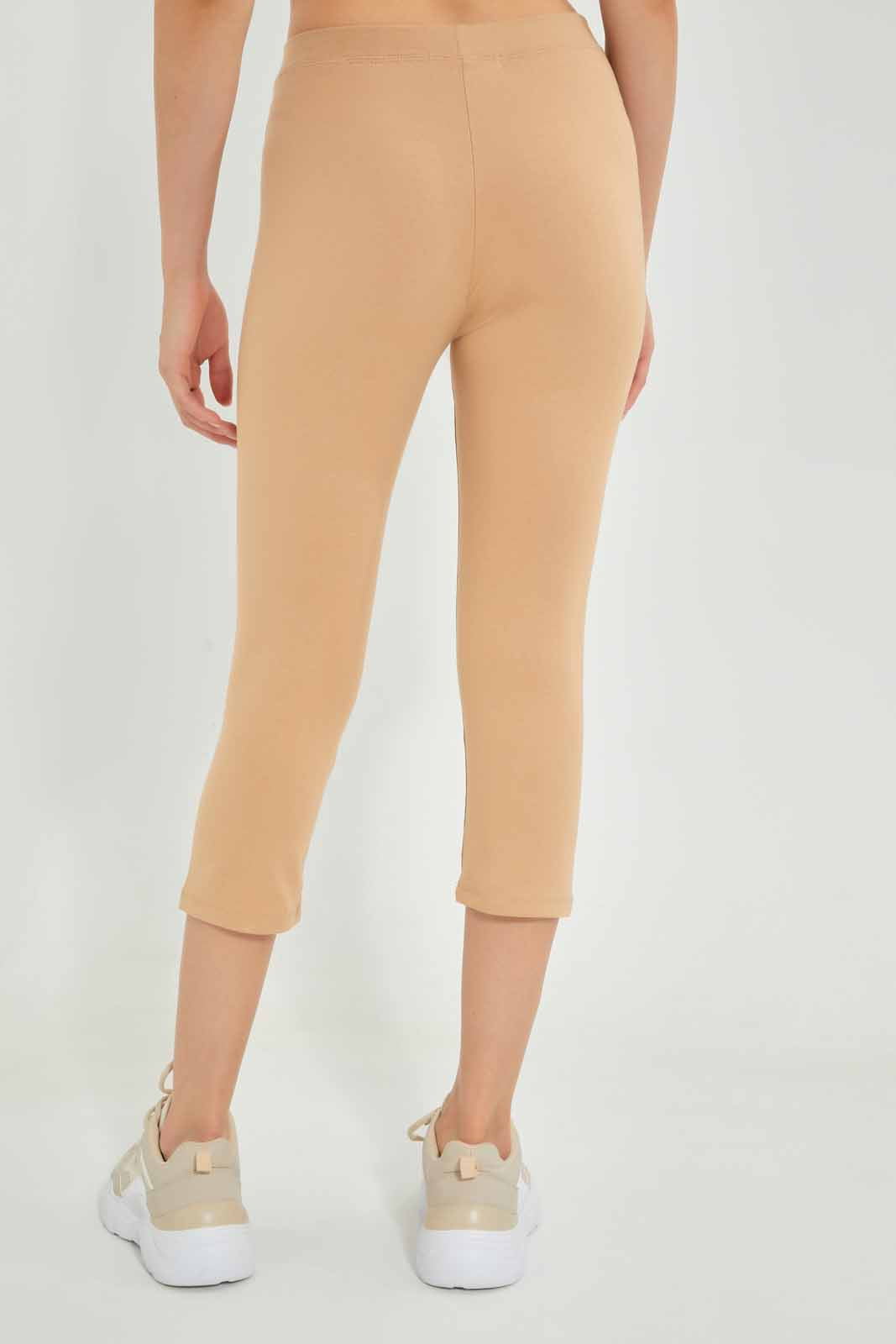 Redtag-Brown-Sustainable-Cycling-Leggings-Category:Shorts,-Colour:Brown,-Deals:New-In,-Filter:Women's-Clothing,-New-In-Women-APL,-Non-Sale,-Section:Women,-W22A,-Women-Shorts-Women's-