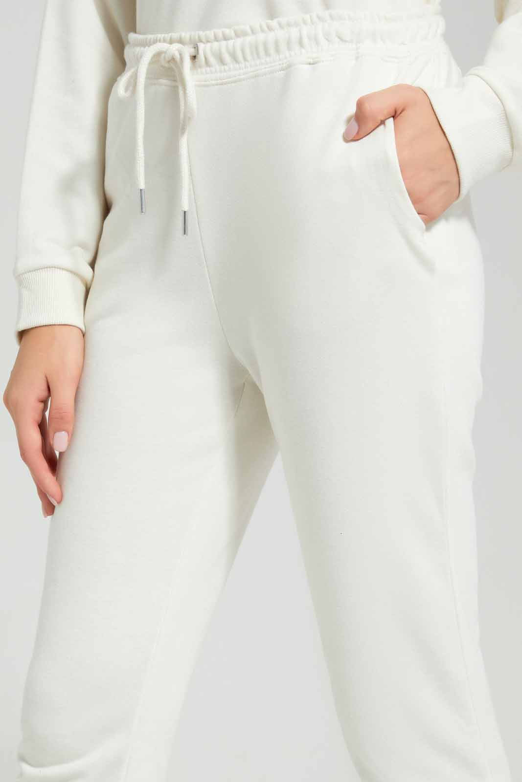 Women Ivory Active Pant