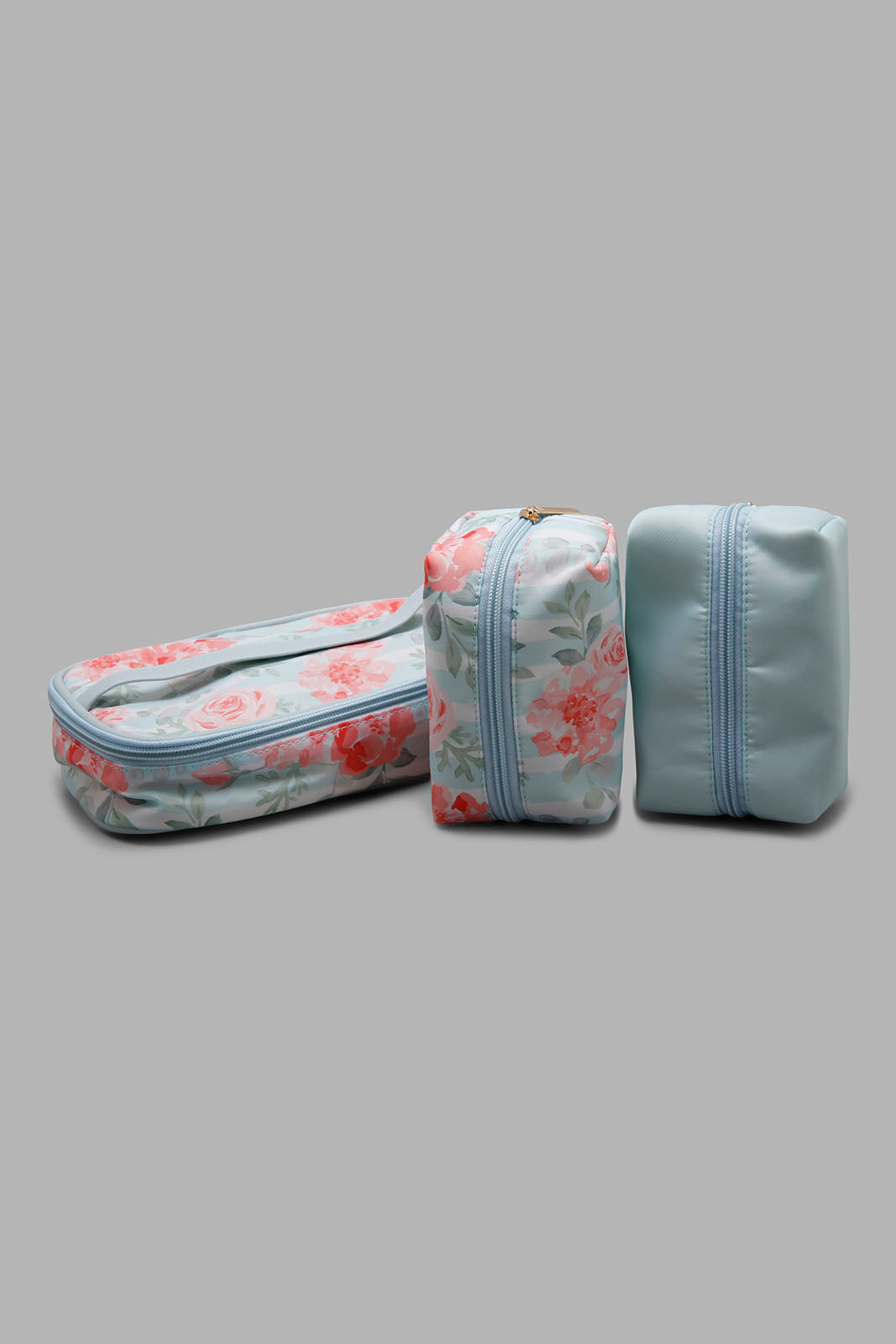 Redtag-Pink-And-White-Stripe-Cosmetic-Pouches-Category:Cosmetics,-Colour:Pink,-Filter:Women's-Accessories,-New-In,-New-In-Women-ACC,-Non-Sale,-Section:Women,-W22A,-Women-Cosmetics-Women-