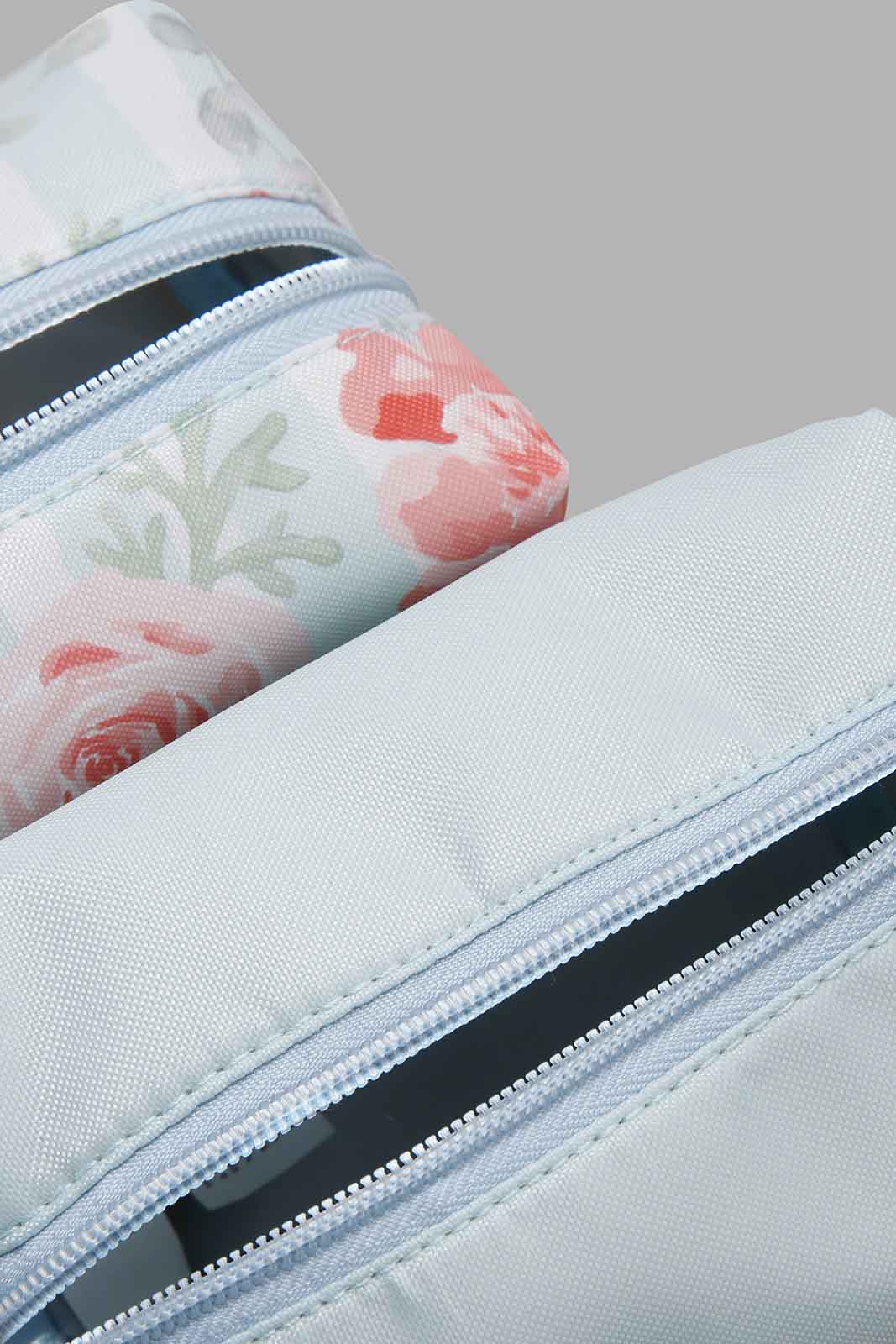 Redtag-Pink-And-White-Stripe-Cosmetic-Pouches-Category:Cosmetics,-Colour:Pink,-Filter:Women's-Accessories,-New-In,-New-In-Women-ACC,-Non-Sale,-Section:Women,-W22A,-Women-Cosmetics-Women-