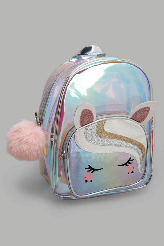 Redtag-Assorted-Multicolour-Character-Embellished-Backpack-Category:Bags,-CHR,-Colour:Assorted,-Filter:Girls-Accessories,-GIR-Bags,-New-In,-New-In-GIR-ACC,-Non-Sale,-Section:Girls-(0-to-14Yrs),-W22A-Girls-