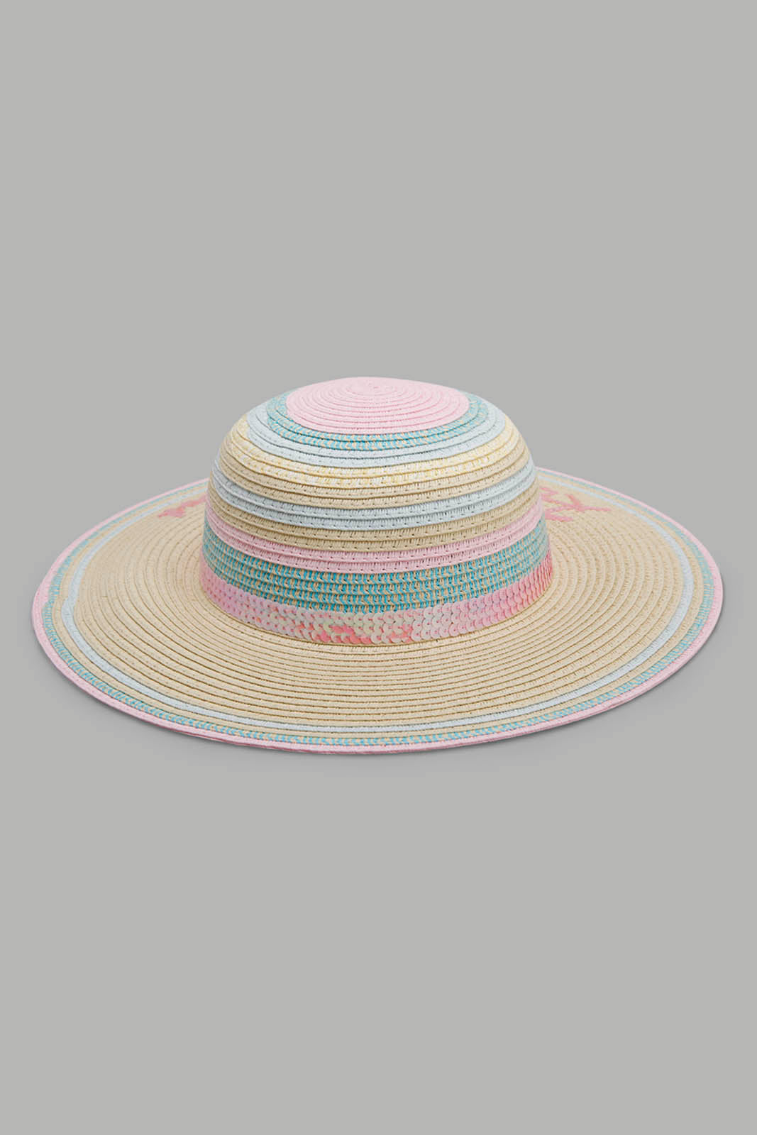 Redtag-Assorted-Embellished-Hat-Category:Caps-&-Hats,-Colour:Assorted,-Filter:Girls-Accessories,-GIR-Caps-&-Hats,-New-In,-New-In-GIR-ACC,-Non-Sale,-Section:Girls-(0-to-14Yrs),-W22A-Girls-
