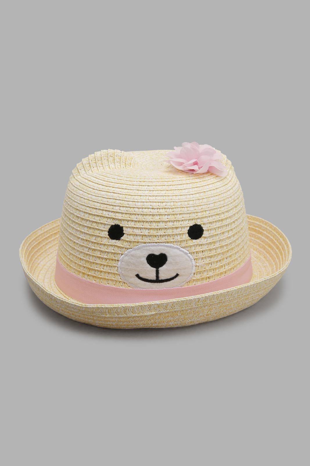 Redtag-Beige-Character-Embellished-Hat-Category:Caps-&-Hats,-CHR,-Colour:Beige,-Filter:Girls-Accessories,-GIR-Caps-&-Hats,-New-In,-New-In-GIR-ACC,-Non-Sale,-Section:Girls-(0-to-14Yrs),-W22A-Girls-