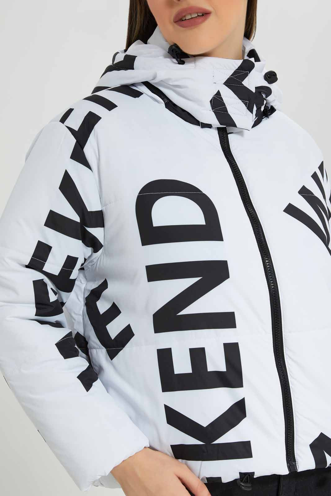 Redtag-White-Allover-Printed-Puffer-Jacket-With-Hoodie-Category:Jackets,-Colour:Assorted,-Deals:New-In,-EHW,-Filter:Women's-Clothing,-New-In-Women-APL,-Non-Sale,-Section:Women,-W22B,-Women-Jackets-Women's-