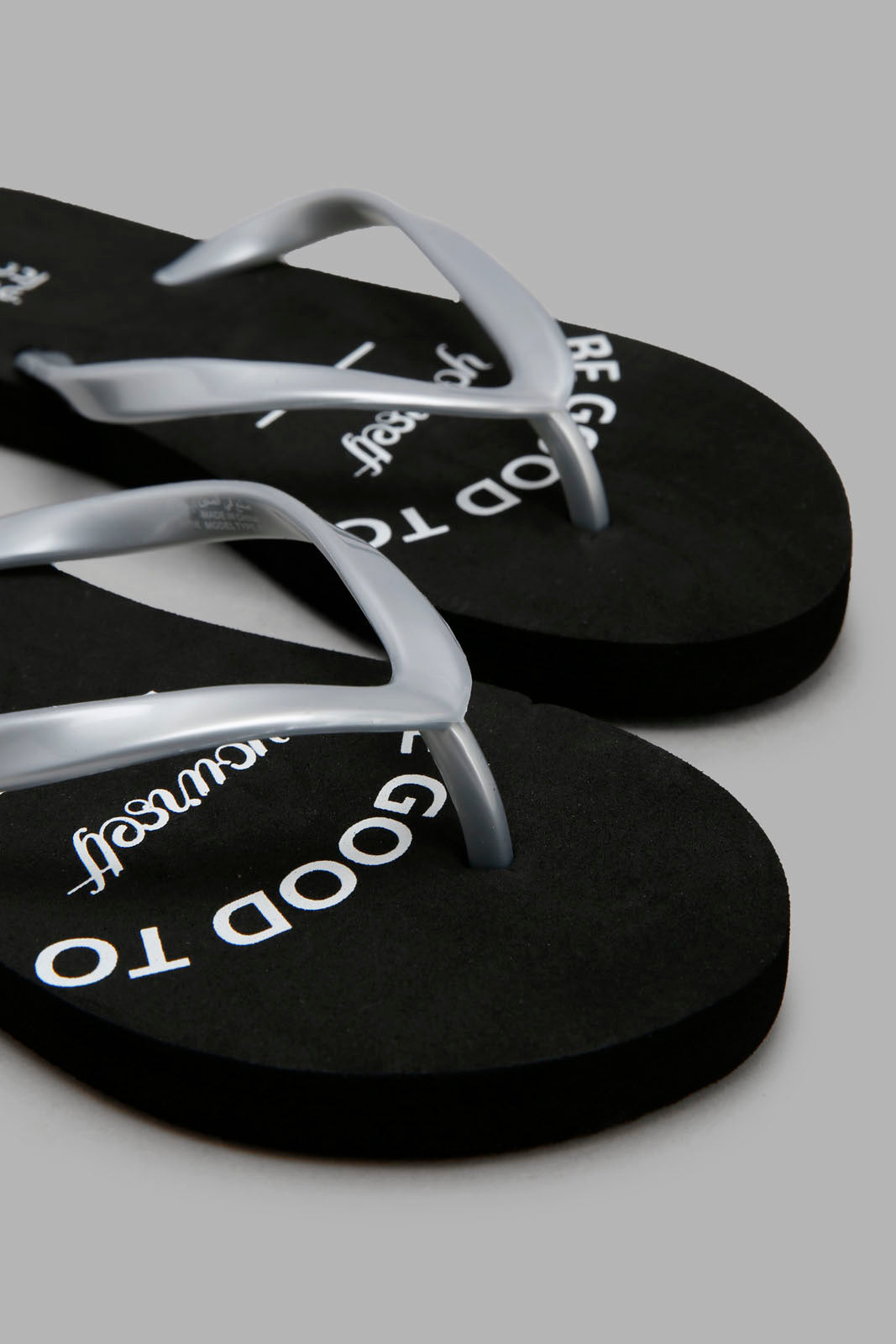 Redtag-Silver-Radiate-Positivity-Flip-Flop-Category:Flip-Flops,-Colour:Silver,-Deals:New-In,-Filter:Women's-Footwear,-New-In-Women-FOO,-Non-Sale,-Section:Women,-W22A,-Women-Flip-Flops-Women's-