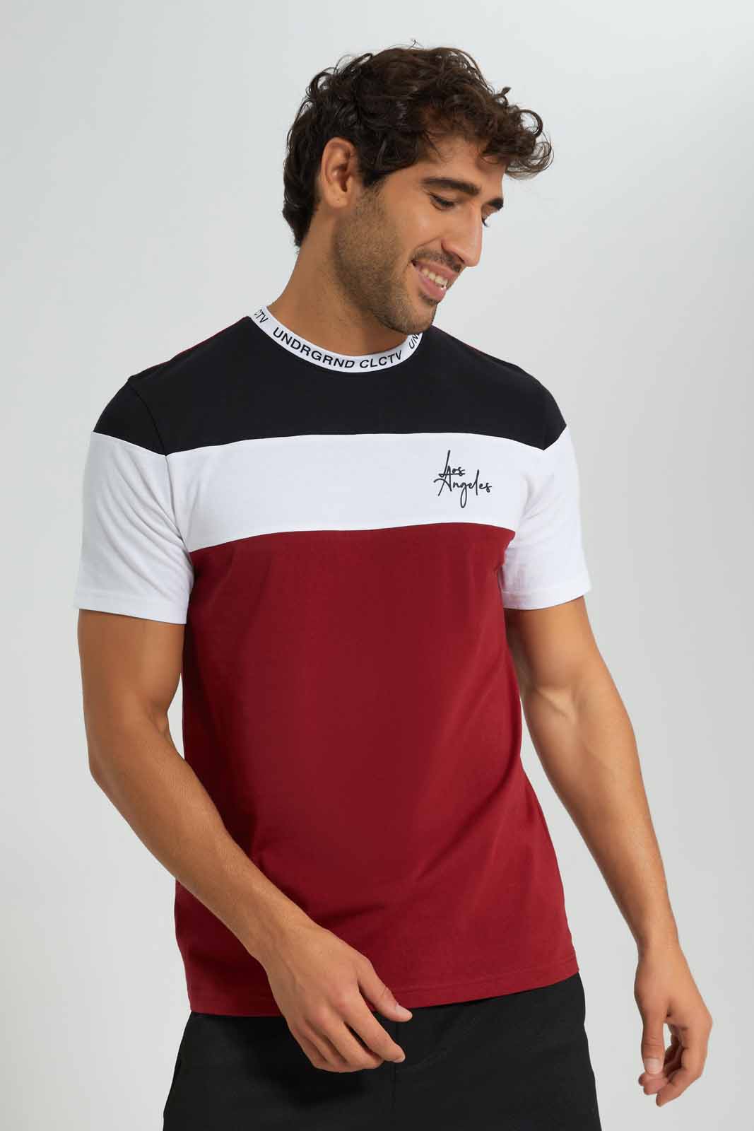 Redtag-Red-Cut-And-Sew-T-Shirts-Category:T-Shirts,-Colour:Red,-Deals:New-In,-Filter:Men's-Clothing,-Men-T-Shirts,-New-In-Men-APL,-Non-Sale,-Section:Men,-W22O-Men's-