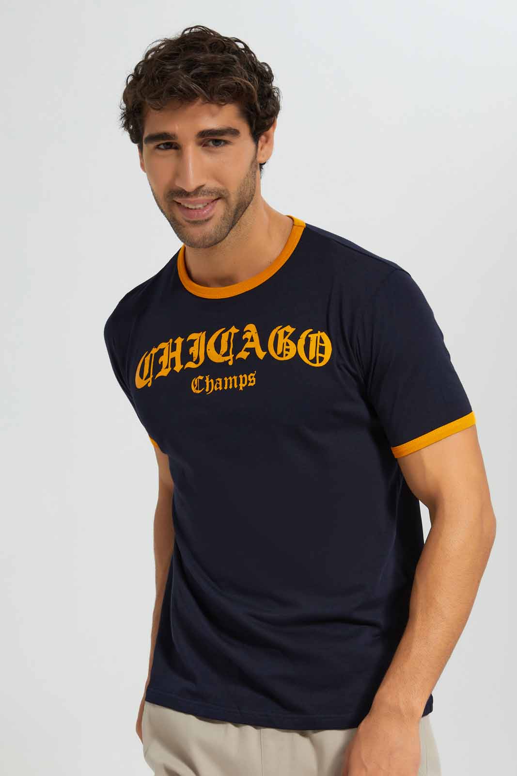 Redtag-Navy-Ringer-T-Shirt-Category:T-Shirts,-Colour:Navy,-Deals:New-In,-Filter:Men's-Clothing,-Men-T-Shirts,-New-In-Men-APL,-Non-Sale,-Section:Men,-TBL,-W22O-Men's-