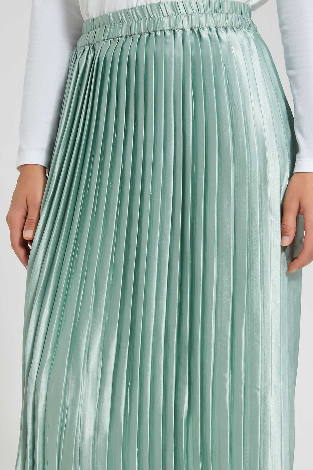 Redtag-Mint-Pleated-Skirt-Category:Skirts,-Colour:Mint,-Deals:New-In,-Filter:Women's-Clothing,-LMC,-New-In-Women-APL,-Non-Sale,-Section:Women,-W22O,-Women-Skirts--